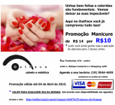 Manicure + Brinde 2 adevisos